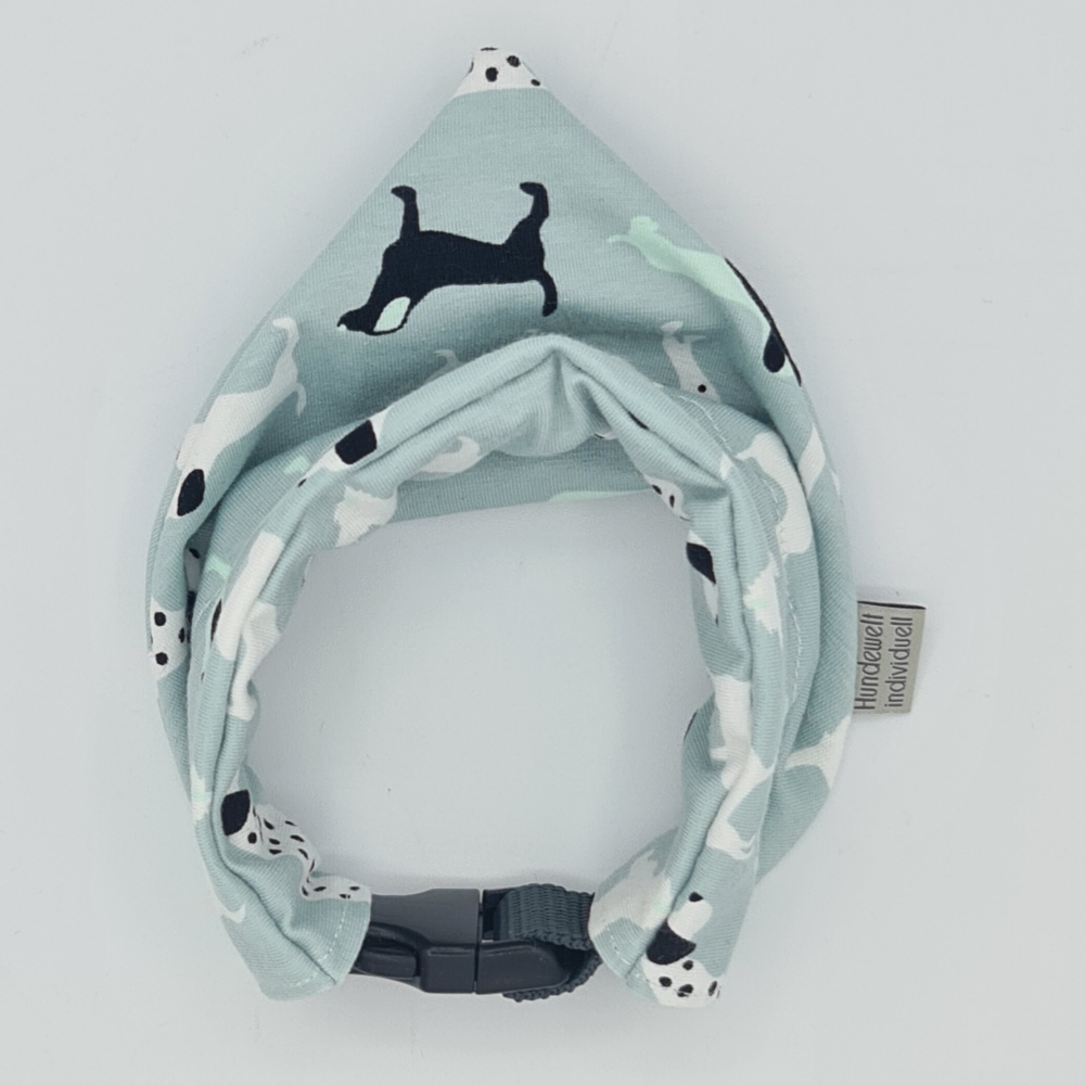 Halstuch mint mit Hunden